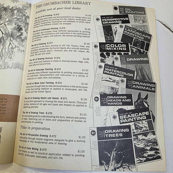 The Art of Drawing Trees (B-370) Grumbacher Library - Picture 10 of 11